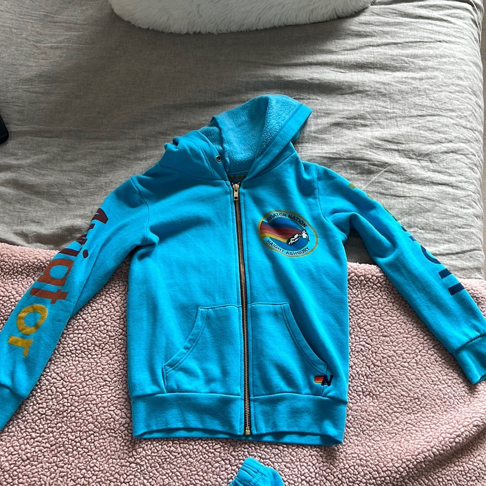 Aviator nation turquoise set size 8